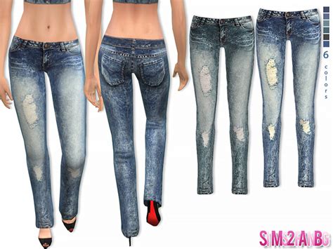 Sims 4 Low Rise Jeans Cc Maxis Match Alpha Fandomspot Parkerspot