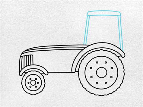 How To Draw A John Deere Tractor Helloartsy