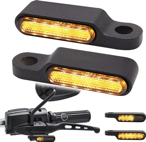 Moto Mini LED Clignotant Indicateur Lumineux Clignotant Lampe Pour Moto