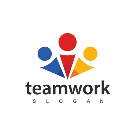 Teamwork Friendship People Connectivity Logo Design Vector