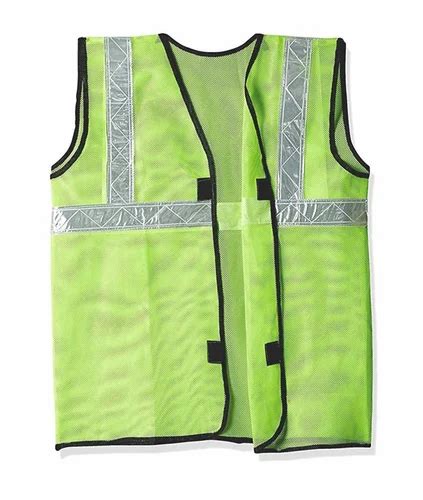 Without Sleeves Polyester Reflective Safety Jacket Gsm Size