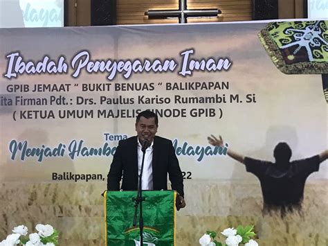 Ibadah Penyegaran Iman Juni Gpib Bukit Benuas Balikpapan