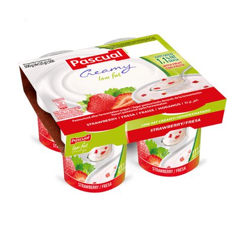 Yogurt Low Fat Fresa Pascual Pack 4u Unisource Solutions