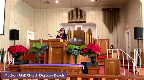 Welcome All To Worship At Mt Zion Ame Church Daytona Beach Youtube