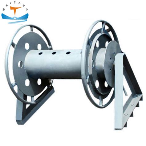 Manual Marine Mooring Rope Reel Steel Wire Reel