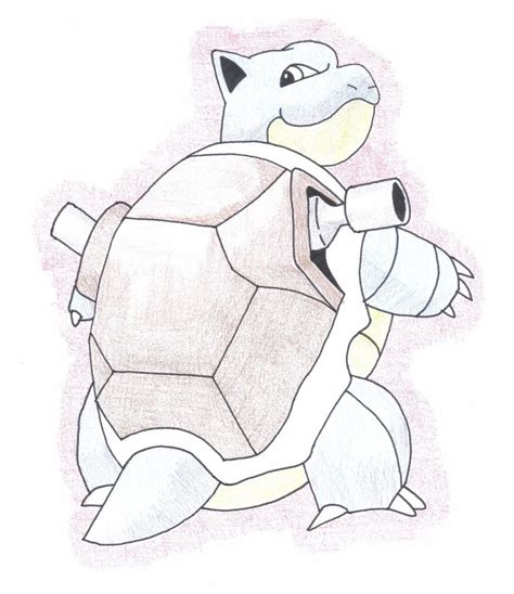 Blastoise - Pencil Drawing by KadiiRawr on DeviantArt