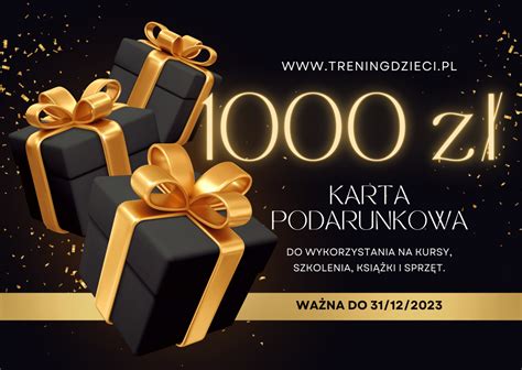 Karta podarunkowa 1000 PLN Strona dla trenerów piłki nożnej