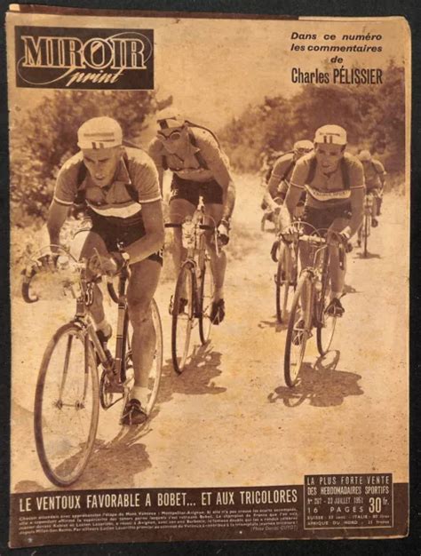 Revue Miroir Sprint N Tour De France Bobet Eur