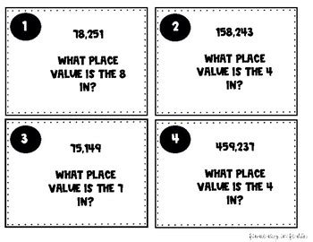 Place Value Task Cards By Fabulously In Fourth TPT