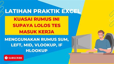 Latihan Praktik Excel Untuk Seleksi Masuk Kerja Cocok Untuk Pemula AUTO