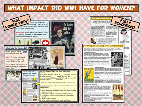 Women's Suffrage L5 - Did WW1 Help Women's Rights? | My Site