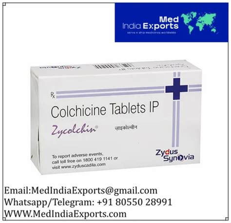 Colchicine Tab Mg At Rs Stripe Zycolchin Tablet In Yerkheda