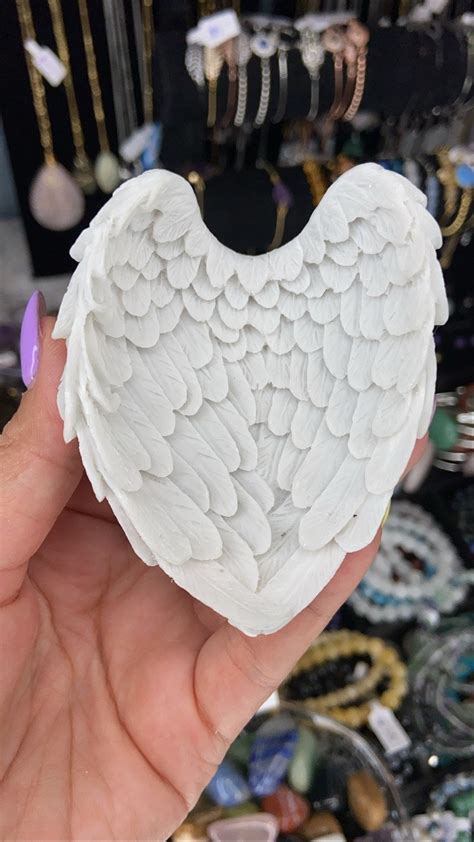 Angel Wings Sphere Holderangel Wings Jewelry Holder Etsy