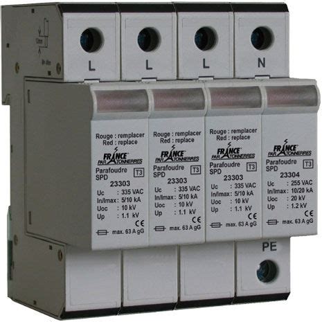 Type Surge Arrester Din Rail Multipolar Ritm Industry