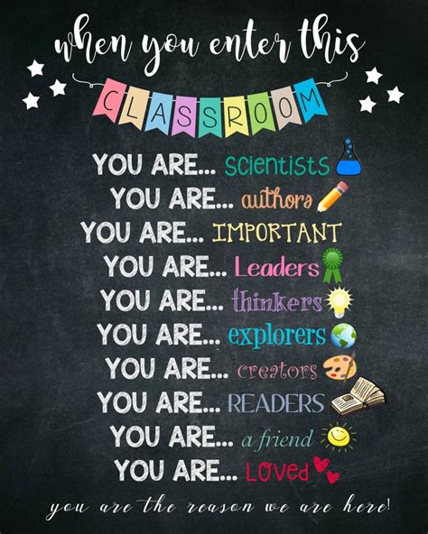 Teaching Poster Inspirational All Subjects Poster For Classroom