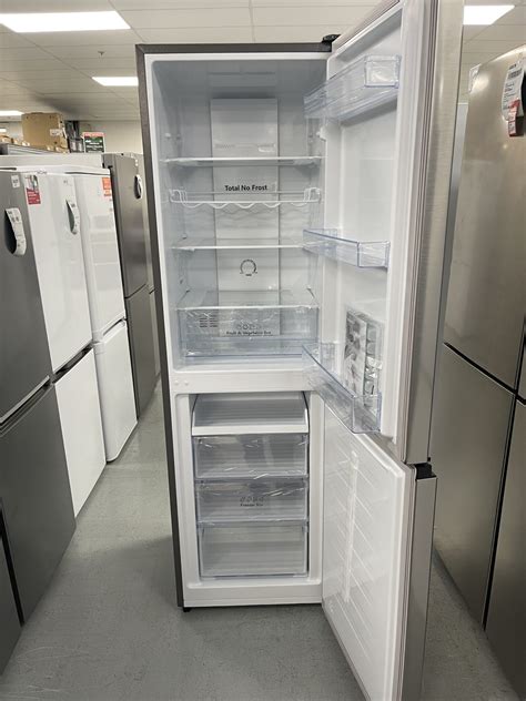 Hisense RB327N4BCE 50 50 Frost Free Fridge Freezer Stainless Steel