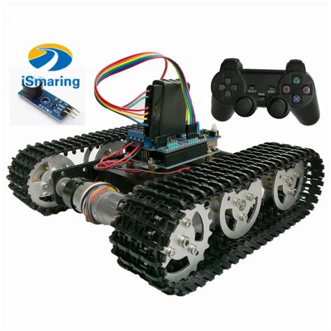 Official ISmaring Mini T100 Crawler Tank Car Chassis Tracked Smart Car