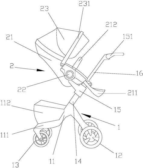 Baby Stroller Adopting Electric Automatic Folding Eureka Patsnap