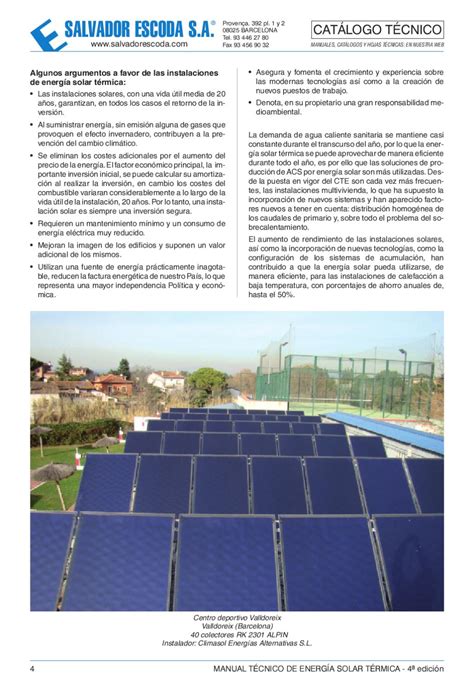 Manual T Cnico De Energ A Solar T Rmica Ed By Enllave Issuu