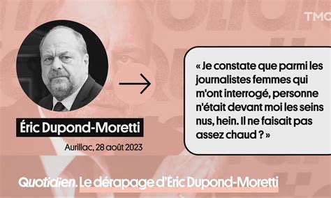 Lédito de Jean Michel Aphatie Eric Dupond Moretti le dérapage jugé