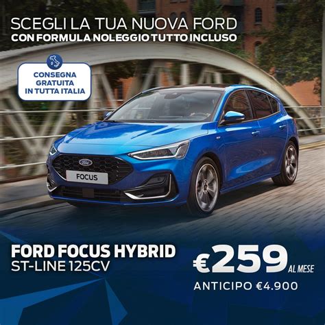 Ford Focus St Line Noleggio Lungo Termine Authos