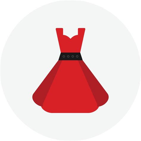 Dress Flat Circle 9646842 Vector Art at Vecteezy