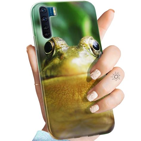 Etui Do Oppo A91 Wzory Żabka Żaba Frog Obudowa Pokrowiec Case Oppo