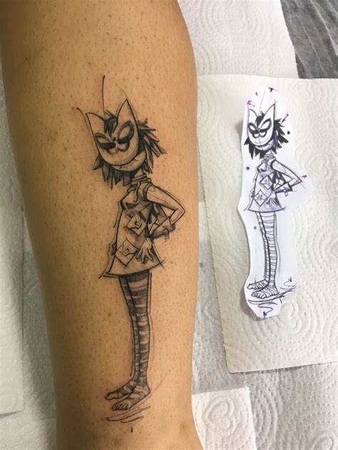 Noodle Gorillaz Tattoo