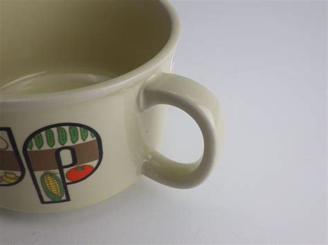 Vintage Pottery Soup Mug ビンテージ スープマグ 陶器 C Jam Day