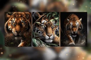 Realistic Tiger Coloring Pages Vol Graphic By Sahad Stavros Studio