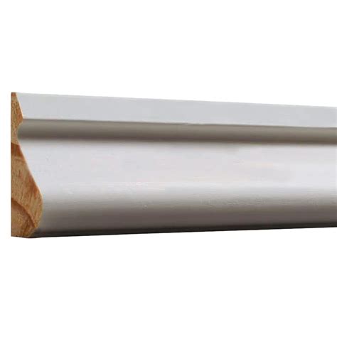 Evertrue 1375 In X 12 Ft Interior Pine Primed Finger Joint Baseboard