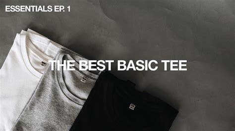 The Best Basic Tee How To Style Plain T Shirts Youtube