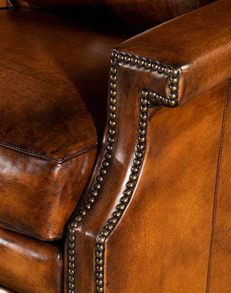 Ghent Leather Recliner | Modern Rustic Style | Full Grain Leather | American Made - Adobe Interiors