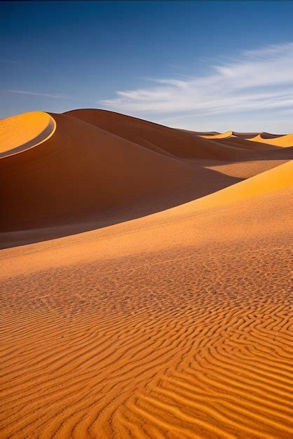 Premium AI Image | the sand dunes are the most popular form of sand dunes.