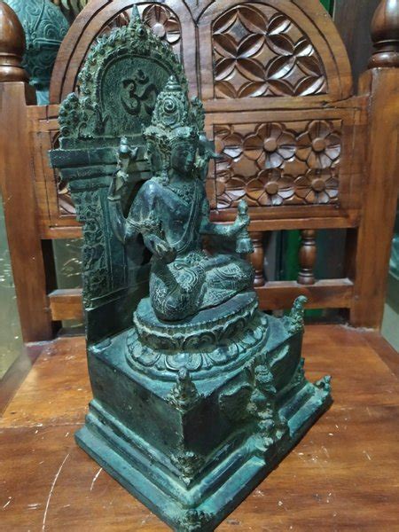 Jual Patung Dewa Trimurti Model Lawasan Bahan Kuningan Campuran Asli