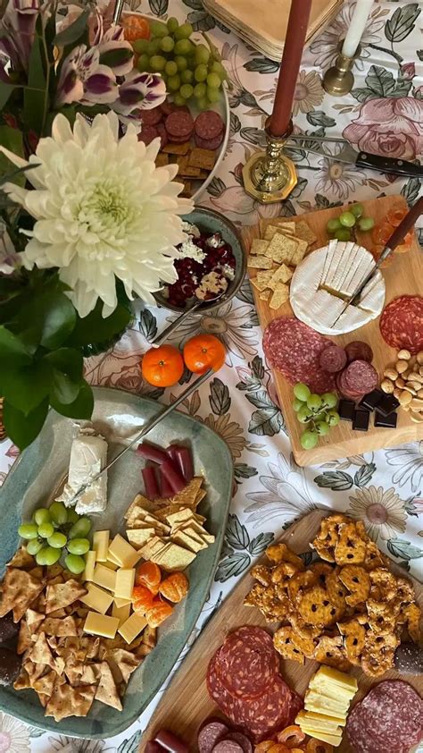 Hosting Charcuterie Floral Arrangements Dinner Parties Snacks Snacks Dinner Party