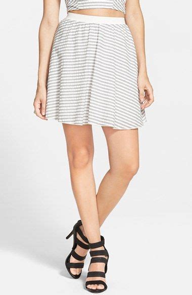 Wayf Seersucker Skirt Available At Nordstrom A Line Skirts Midi