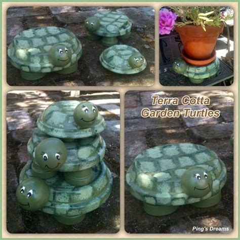 Terra Cotta Turtles Clay Pot Crafts Diy Planters Terracotta Planter