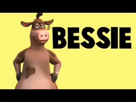 How To Draw Bessie The Brown Cow From Back At The Barnyard Bessie