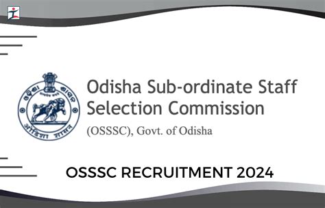 OSSSC Recruitment 2024 Apply Online For 2895 RI ARI AMIN Posts