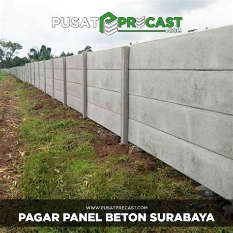 Harga Pagar Panel Beton Surabaya 2025 Jual Material Terpasang