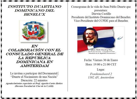 Biografía de JUAN PABLO DUARTE Vida de lucha y obras destacadas