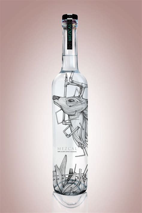 Diseño De Empaque De Mezcales Personales On Behance Bottle Design