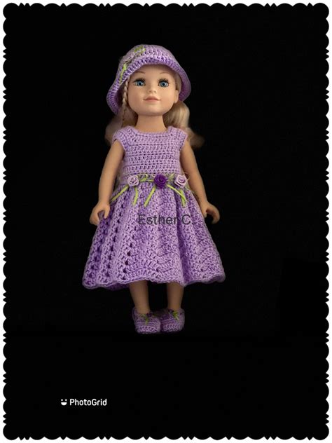 CROCHET PATTERN 18 Doll Dress PDF Instant Download - Etsy