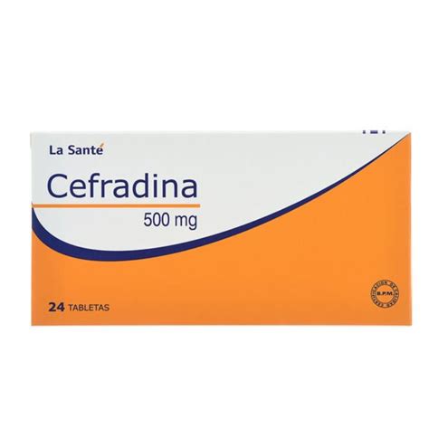 Cefradina 500 Mg Caja con 24 Tabletas Mis Droguerías Farmacenter