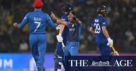 Afghanistan Beat Defending Champions England To Claim Shock World Cup