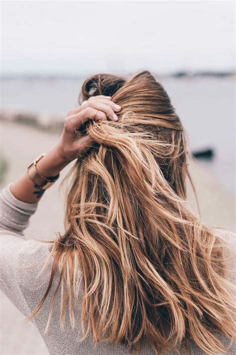 Lovely Color Style Hair Baylage Blonde Beachy Hairstyle