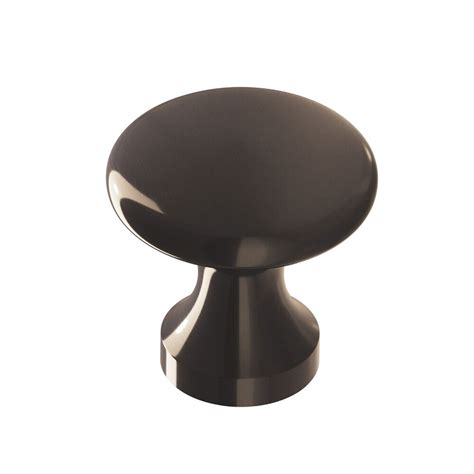 Antimicrobial Agion Knobs Collection 1 1 8 Diameter Knob In Dark Statuary Bronze By Colonial