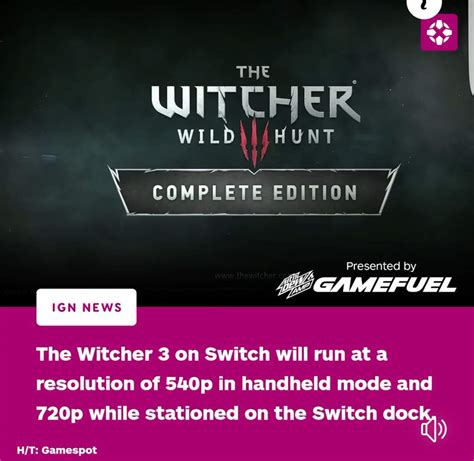 The witcher 3 for switch specs revealed! | Nintendo Switch! Amino