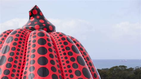 One Of Yayoi Kusama S Giant Pumpkins Is Taking Up Permanent Residence